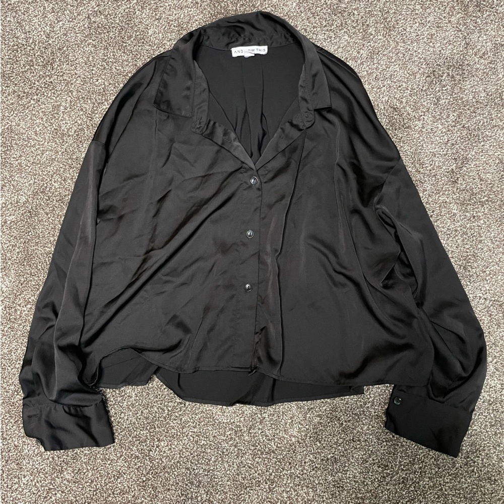 Elegant Black Women's Blouse